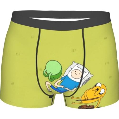 BMO Adventure Time Finn Jake TV Underpants Cotton Panties Mens Underwear Sexy Shorts Boxer Briefs