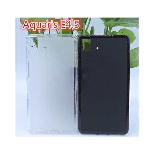 For BQ Aquaris E 4.5 tpu full protective case fundas,for BQ E4.5 Black tpu cover skin soft back cover