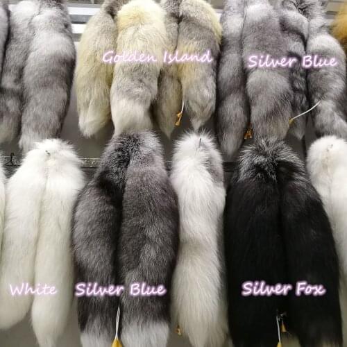 100% Real Genuine Fox Fur Scarf Collar Shawl Scarves Wrap Stole Neck Warmer