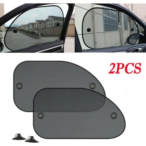 2PCS Car Sun Shade Side Window Sunshade Cover Mesh Visor Shield Screen Solar Ant-UV Protection 65*38cm Car Auto Window Protector