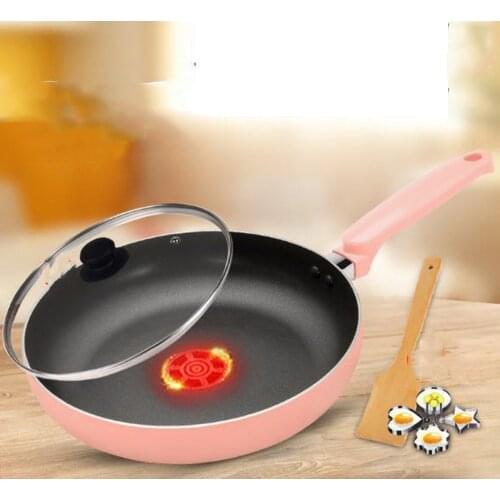 230602/Fire red Frying pan/non-stick pan frying pan fried egg no fried frying pan Induction Cooker Universal 26cm