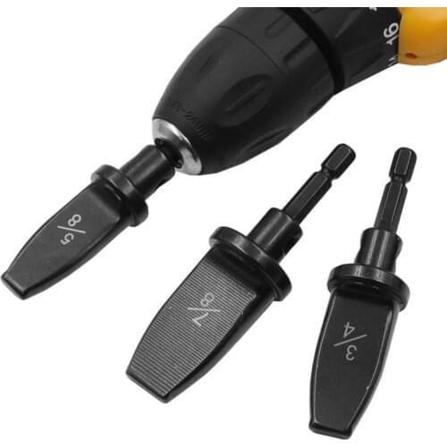 5Pcs Metric/Imperial Tube Pipe Expander Support Multifunction Copper Pipe Flaring Tool Portable Bearing Steel Drill Bit