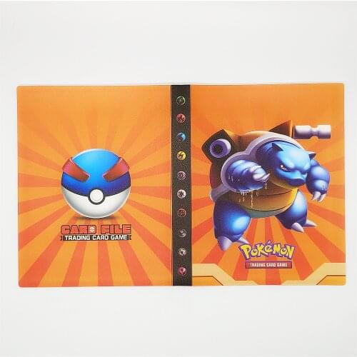 240 Pokemon Card Photo Album Book Collection Cartoon Animation Game Binder Folder Top Loading List Toy Children Gift