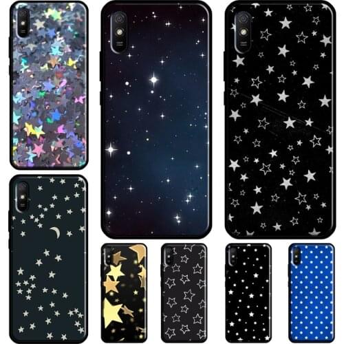 Textures Star Phone Case For Xiaomi Redmi Note 10 Pro 8 9 Pro 8T 9S Cover For Redmi 9T 9 9A K40 9C 7A 8A