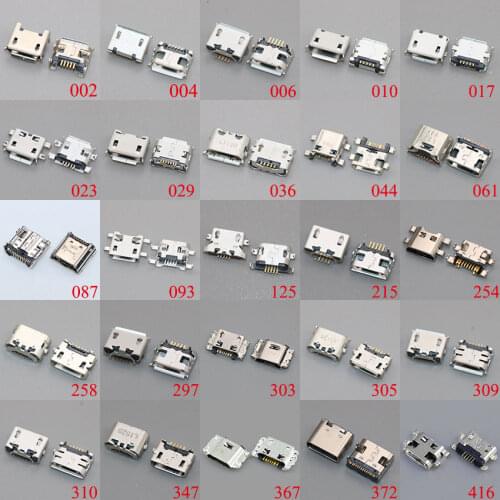 ChengHaoRan 1pcs 5Pin Micro USB Jack Sockect Connector Port 5P Female For Samsung Lenovo Huawei Lenovo Meizu Xiaomi Oppo Vivo