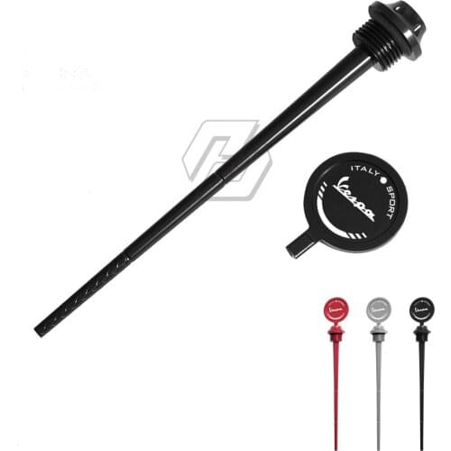 For Vespa Sprint Primavera 150 2013-2020 Motorcycle Oil Filler Cap with Dipstick for Engine Oil