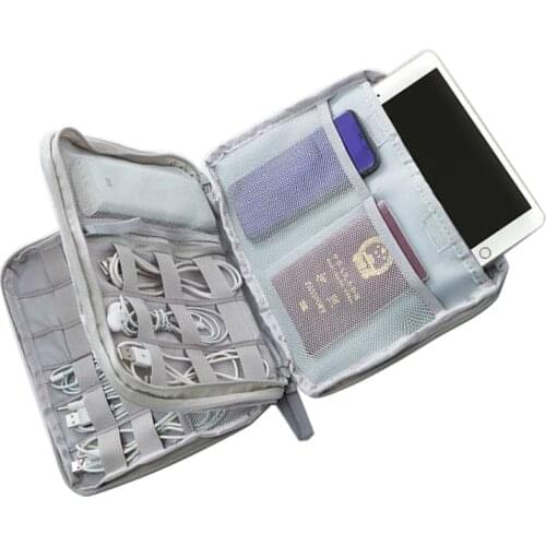 Travel digital bag,Oxford cable data lines bags,Portable packing organizers for USB cables earphone electronic,Tavel organizer
