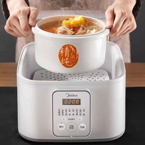 Electric Stew Pot Ceramic sous vide cooker Automatic Slow cooker Intelligent Cooking electric cooker Ceramic Cooking Slow Cooker