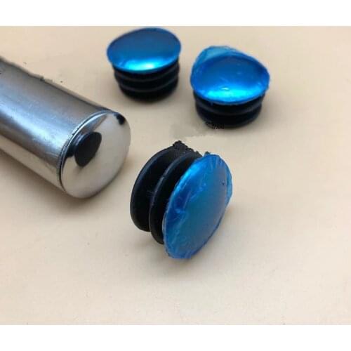 4pcs Plastic tube end cap 25mm Steel Pipe Blanking Insert Plug Non-slip furniture Leg dust cover protector leveling feet system