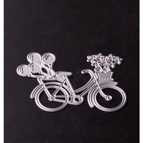 Metal Bicycle flower die cutting dies for Scrapbooking/DIY Easter wedding Halloween Easter card