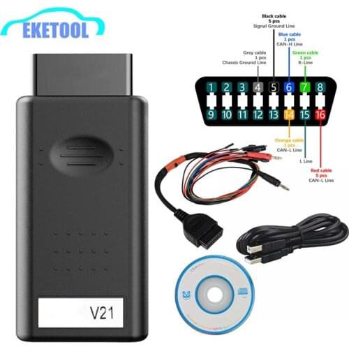 MPPS V21 V21.0.1.3 V18 With Breakout Tricore Cable MPPS ECU Chip Tuning Tool OBD ECU Flasher Remap For MPPS V16 V13.02