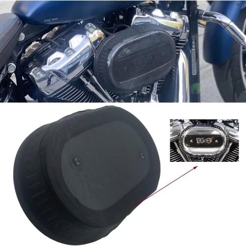 Black Waterproof Rain Sock For Harley Touring Softail Dyna Road King Electra Glide For Original Harley Air Filter Cleaner Kit