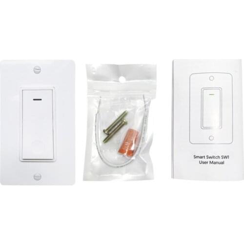 New Zigbee Smart Life Push Button Light Switch Single Living Line Tuya Remote Control Voice Control Work With Google Alexa App