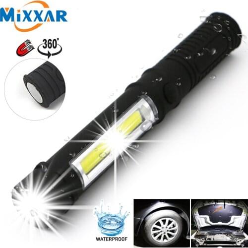 Zk30 2000 Lumens Mini Portable lanterns Working Inspection Torches COB LED Multifunction Maintenance flashlight Magnetic Base
