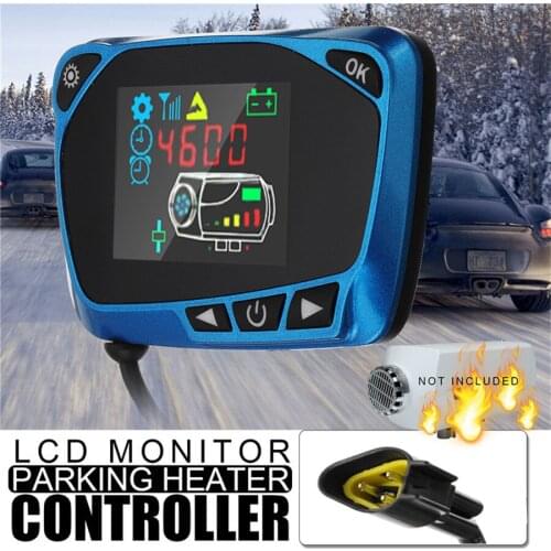 12V/24V LCD Monitor Switch Remote Control Accessories For Car Track Diesels Air Heater Parking Heater