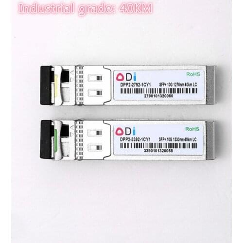 SFP 10G LC 40KM 1270nm/1330nm Industrial grade Single Fiber SFP Optical Module SFP Transceiver Industrial grade -40-85 Celsius