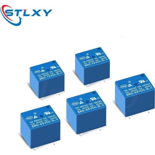 SRD-03 05 06VDC-SL-C 5PINS 3V 5V 6V High-quality SRD-03VDC-SL-C SRD-05VDC-SL-C SRD-06VDC-SL-C