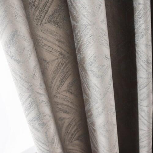 Light Luxury Modern Simple American Curtains for Living Room Bedroom Balcony Floor-to-ceiling Bay Window Curtains Customization