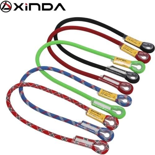 Xinda Professional Rock Climbing 10.5mm Static Lanyard Protective Eye-to-eye Sling Mountaineering Equipment