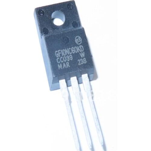 10PCS/LOT GF10NC60KD STGF10NC60KD TO-220F 600V 6A Triode transistor In Stock