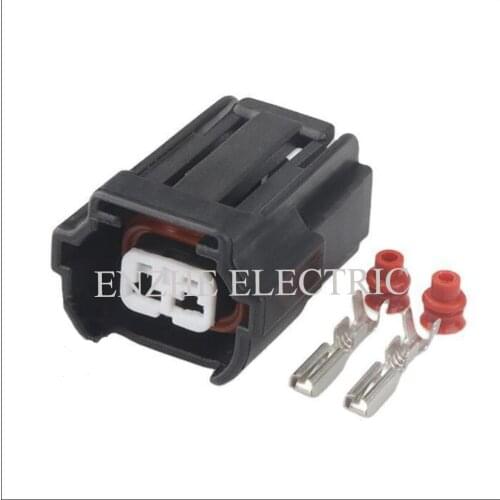 100SET Includes terminals seal car wire female connector cable DJ7022B-2.2-21 injector plug 6195-0043 2pin Connector Automotive