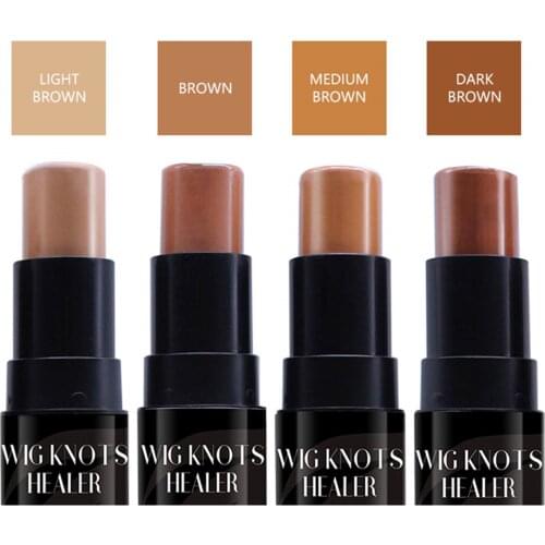 4 Color Lace Dyeing Stick Pen Hair Care Dye Stick One-Time Hair Dye Instant Hair Root Pen Hair Color Modify Pen