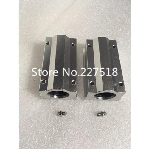 4pcs/lot SCS16LUU for 16mm linear guide Linear Ball Bearing Block CNC Router pillow