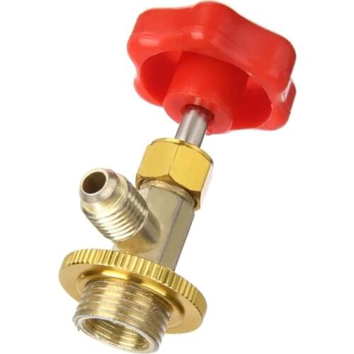 Car Air Conditioning Refrigerant Open SAE Auto AC Can Tap Valve Bottle Opener R134A M14 / 1/4 Inch Leak-Proof Switch