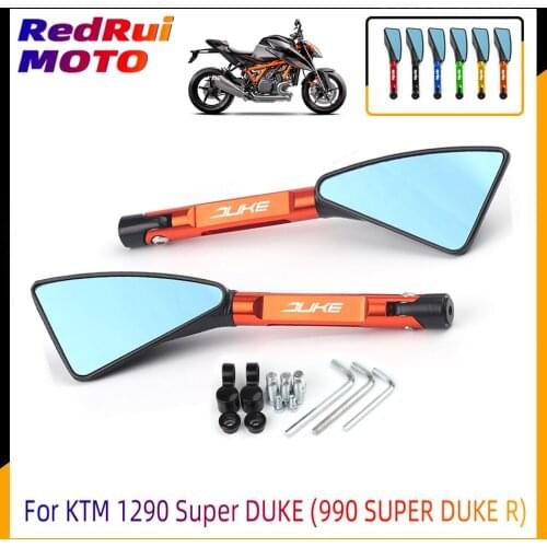 For KTM 1290 Super DUKE (990 SUPER DUKE R)Universal Motorcycle Accessories CNC Aluminum Rear View 8mm 10mm Rearview Side Mirror