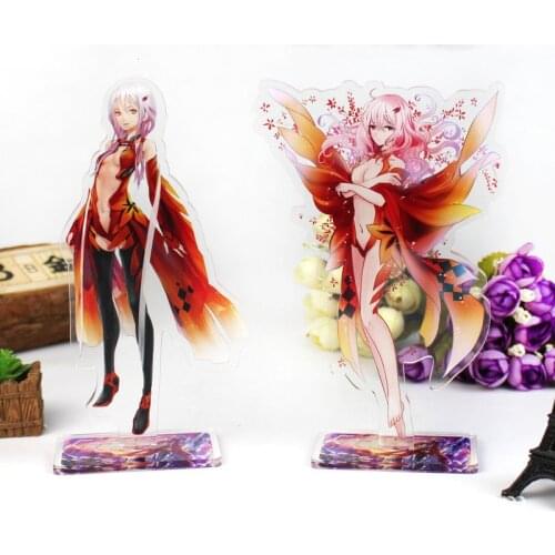 Guilty Crown Acrylic Stand Model Toys YUZURIHA INORI Anime Figure Decoration Anime Girls Action Figure Collectible High Quality