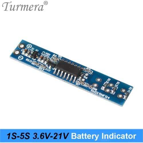 Battery indicator 1S 4.2V 2S 8.4V 3S 12.6V 4S 16.8V 5S 21V 24V Lithium Battery Capacity Display Module for Screwdriver Drill Use
