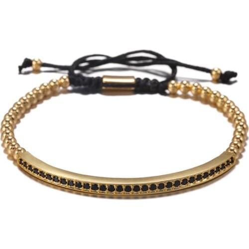 Fashion adjustable copper mens bracelet Royal men bracelets jewellery for pulsera hombre armband accessories