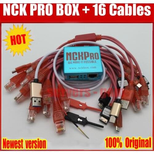 2020 Newest version Original NCK Pro Box NCK Pro 2 box (support NCK+ UMT 2 in 1)new update ForHuawei Y3,Y5,Y6 + 16 cables