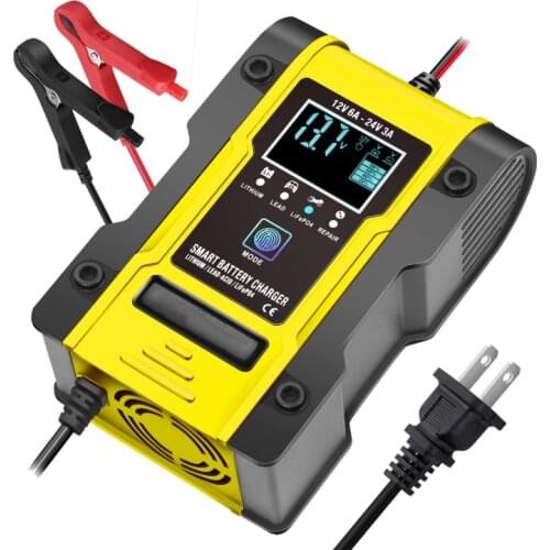 New! Lithium battery Lead-acid battery Lithium iron battery 12V 24V Motorcycle Car battery charger