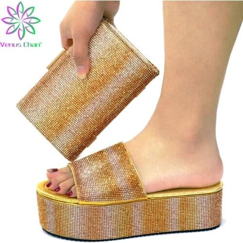 New Arrival Italian Shoe and Bag Set for Party In Women High Heels Sexy Luxery Shoes Women Shoes and Bag for Party Wedding