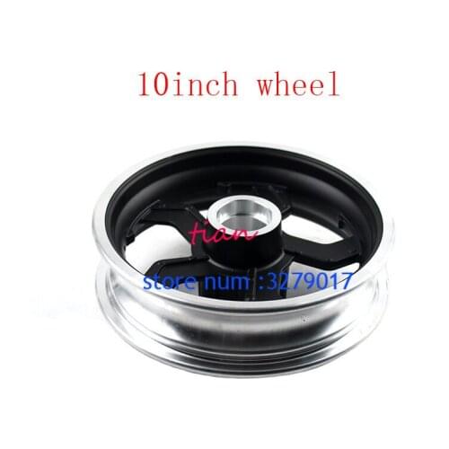 2PCS 10 inch electric scooter Disc brake wheel rim for 10x2 10x2.125 10x2.25 10x2.50 buggy balancing car tyre tire tube