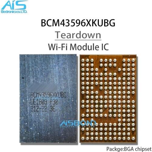 2pcs/lot Original BCM43596XKUBG WIFI module ic For Huawei P10 Plus Nova BCM43596 Wireless bluetooth module ic cellphone chip