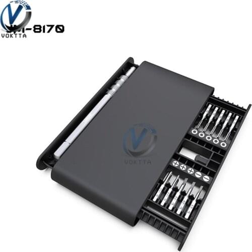 21 In 1 JM-8170 Screwdriver Set Portable Aluminum Alloy Handle Screwdriver Multifunctional Repair Tool Set for Home Repair