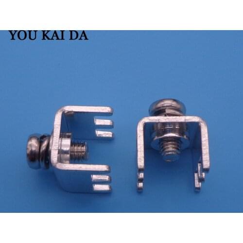 PCB 5 Solder Terminals / M6 high current terminal 120A Circuit Board Hardware PCB-5 M6 Connector 10PCS