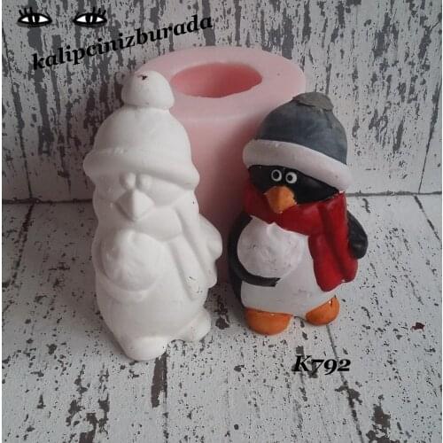 Penguen silikon kalıp