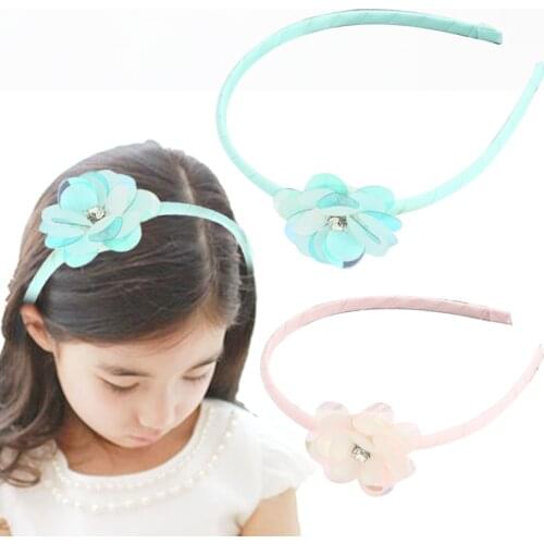 Retro Flowers Print Kids Hairband Bowknot Headband Cloth Crown Hairband Women Girls Accessories Head Hoop For Girls Accessories