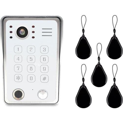 AHD 1080p Video Intercom Doorbell Camera for Apartment Outdoor Multiple Unlock Fingerprint Password IC Card