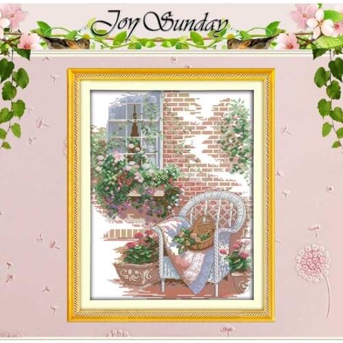 Outside The House Patterns Counted Cross Stitch 11CT 14CT Cross Stitch Set Wholesale DIY Cross-stitch Kit Embroidery Needlework