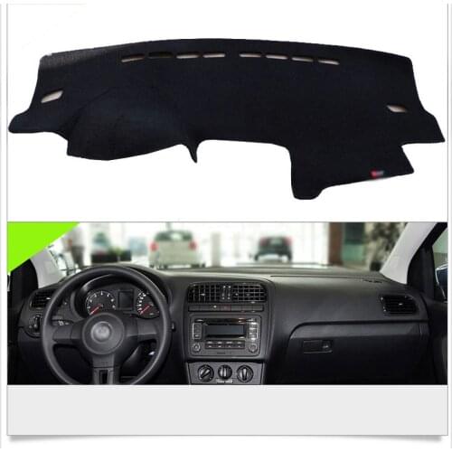 Interior Dashboard Carpet Photophobism Protective Pad Mat For VolksWagen Polo 2011-2015
