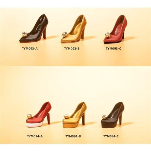 1/6 Female Trendy diamond high heels platform High Heels fit 12'' female figure body TYM094 TYM093