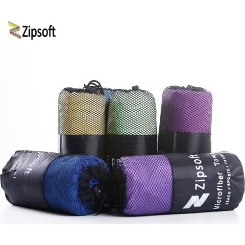 Zipsoft 3 pcs/lot 75x135cm Microfiber Sports Towel Camping Swim Gym Larger Size Washcloth With Bag Travel toalha de esportes