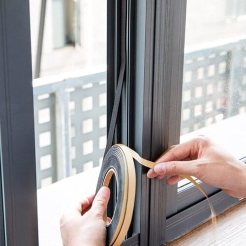 2M Black Waterproof Sealing Strips Security Kitchen Gas Stove Gap Window Office Adhesive Tape Dust Proof Sink Stove Crack Strip