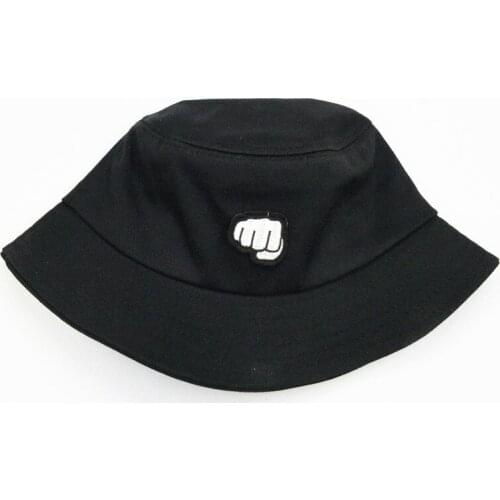 2021 Fist Embroidery Cotton Bucket Hat Fisherman Hat Outdoor Travel Hat Sun Cap Hats for Men and Women 171