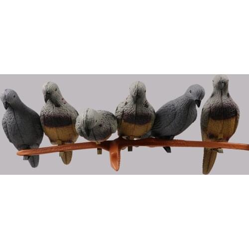 3/6/12pcs 3D Archery Target Shooting Gear EVA Foam Pigeon 3D Target Shooting Decoy Target Practicing Bait