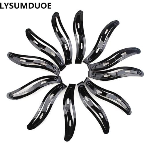 50Pcs/Lot Korean Fashion Women Hairpins Solid Color Black Hairclip New Barrettes Hair Clip Dripping Clips Girls Hair Accessories
